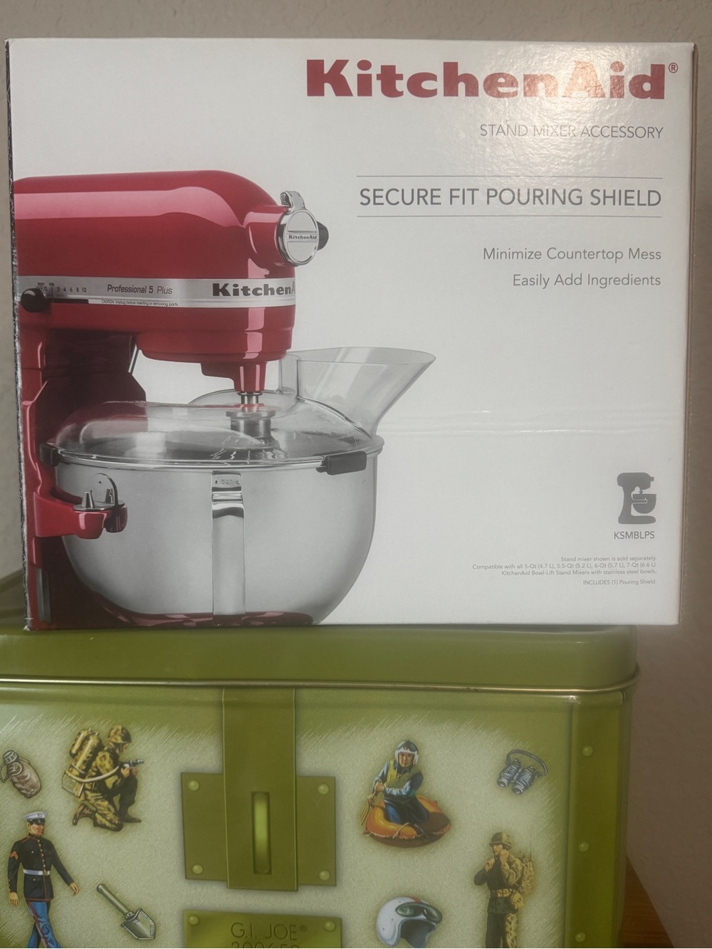 KitchenAid Red Pouring Shield Accessory - Picture 5 of 8